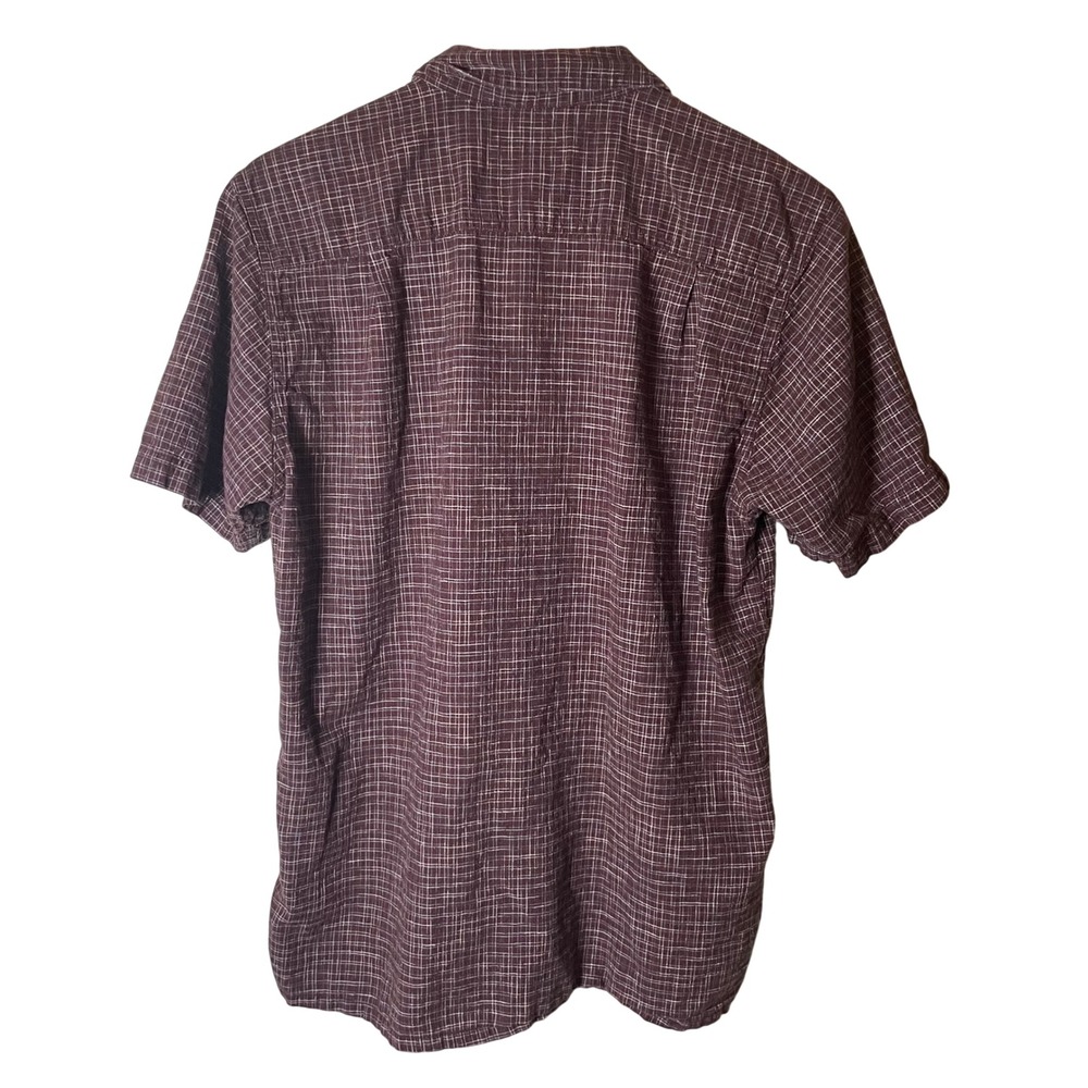 Patagonia Back Step Shirt Men's medium Hemp Organic Cotton Short Sleeve Hiking - Picture 2 of 10
